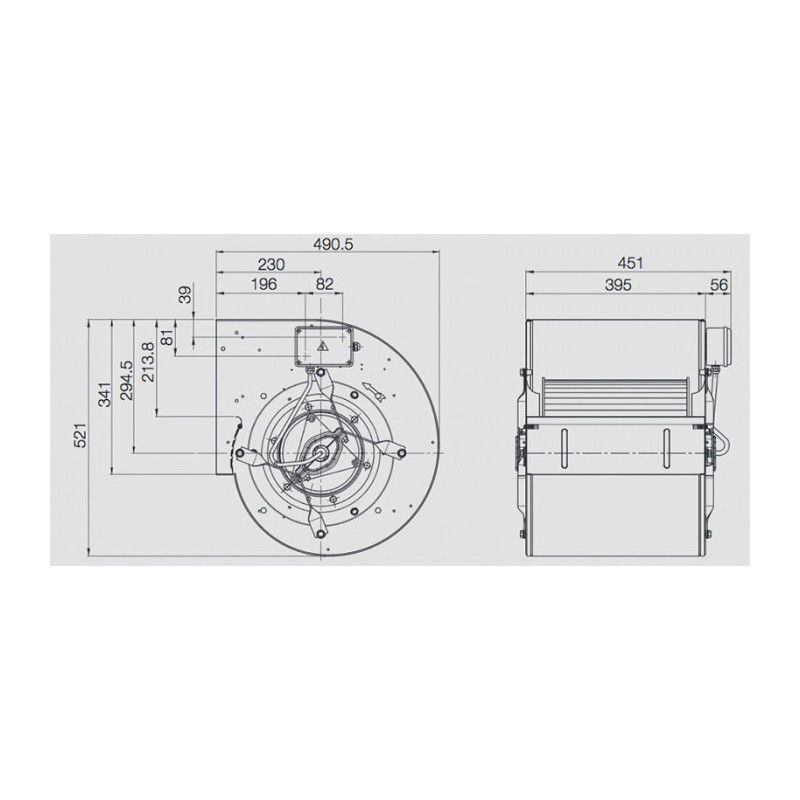Ventilateur centrifuge DDM 12/12 2200.4