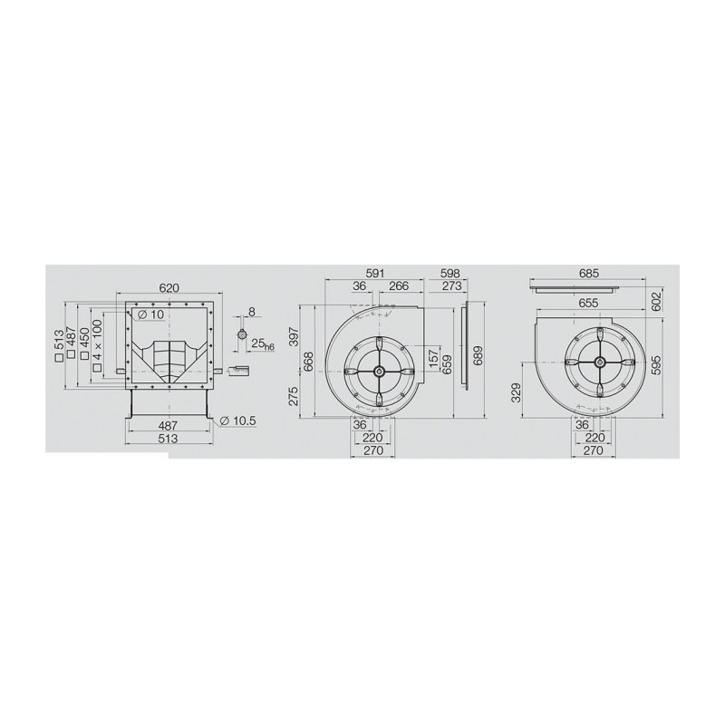 Ventilateur centrifuge RZR 11-0355