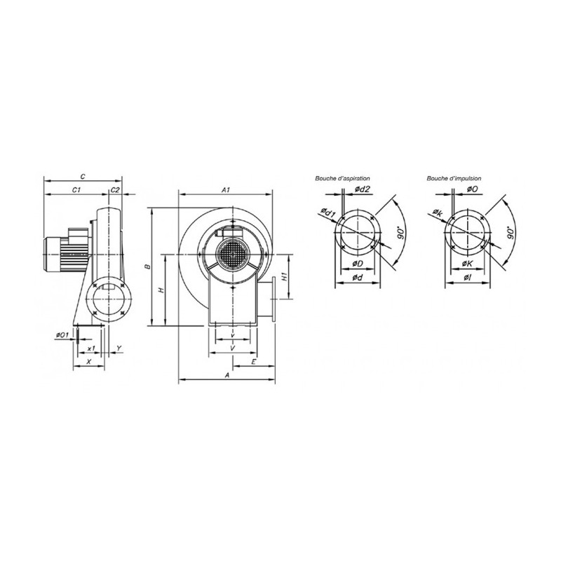Ventilateur CMA-426-2T/R