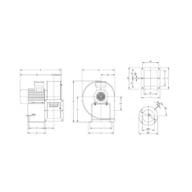 Ventilateur CMP-718-2T / ATEX / EXII2G EX-E