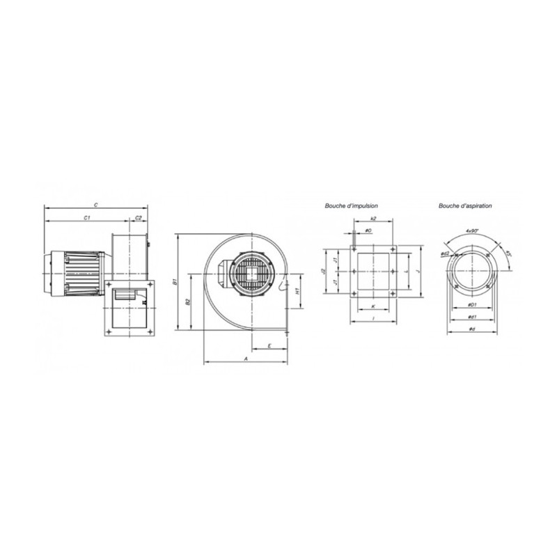 Ventilateur CMP-820-4M LG