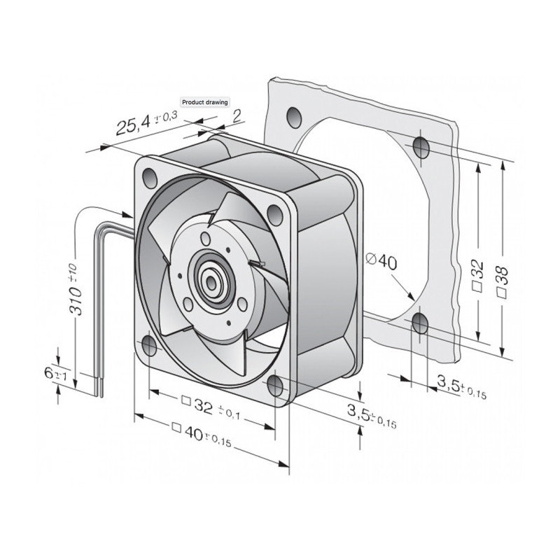 Ventilateur compact 412J/2H