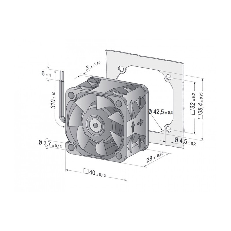 Ventilateur compact 424JN