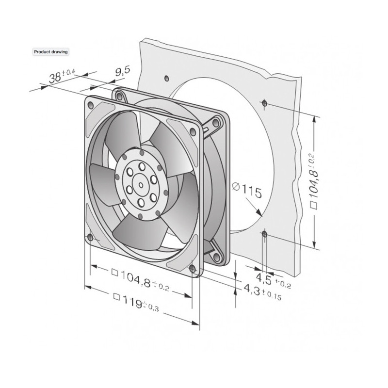 Ventilateur compact 4600Z
