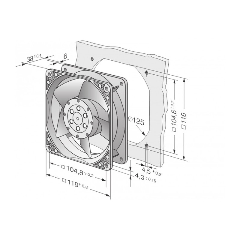 Ventilateur compact 4656N-140