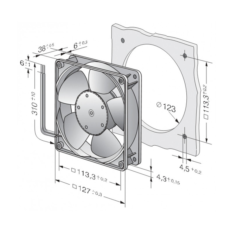 Ventilateur compact 5214 N/2HH