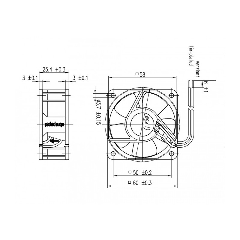 Ventilateur compact 612N/2GN