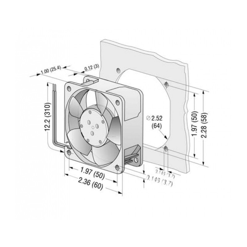 Ventilateur compact 614N/2GN