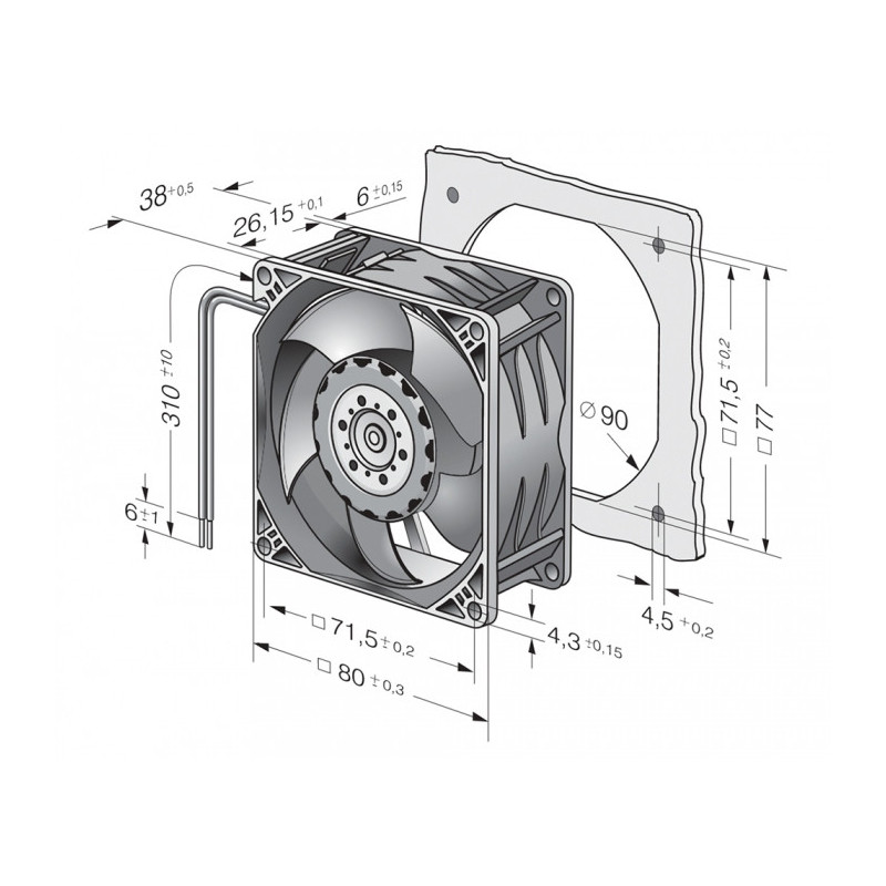 Ventilateur compact 8214JH4