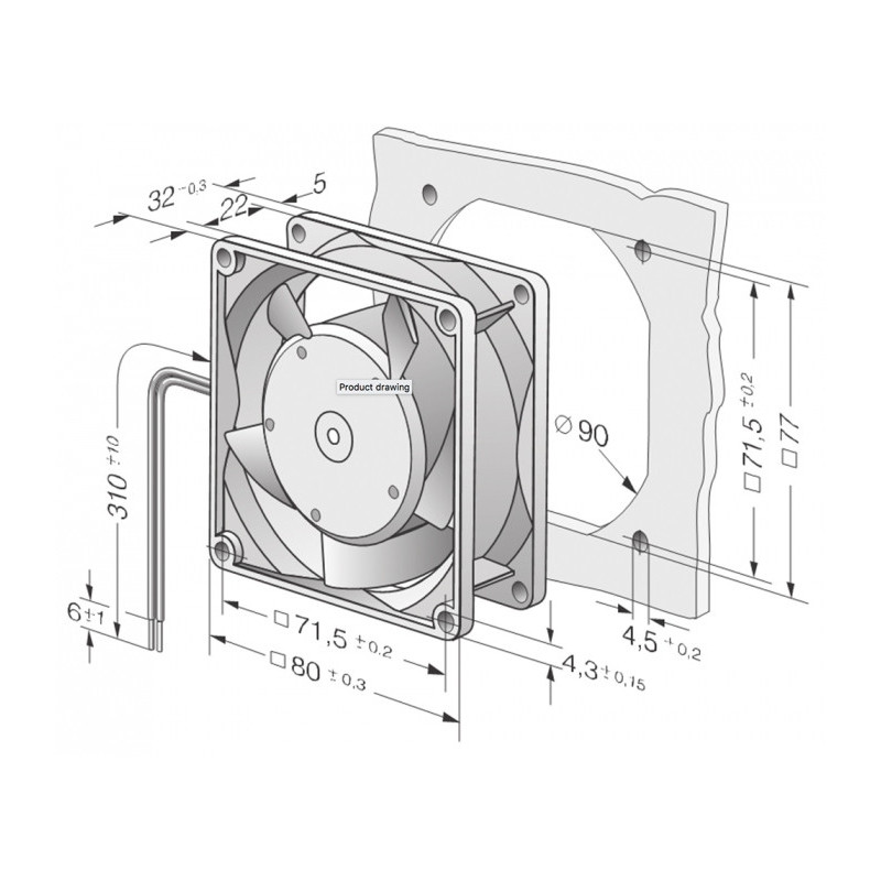 Ventilateur compact 8314/19H