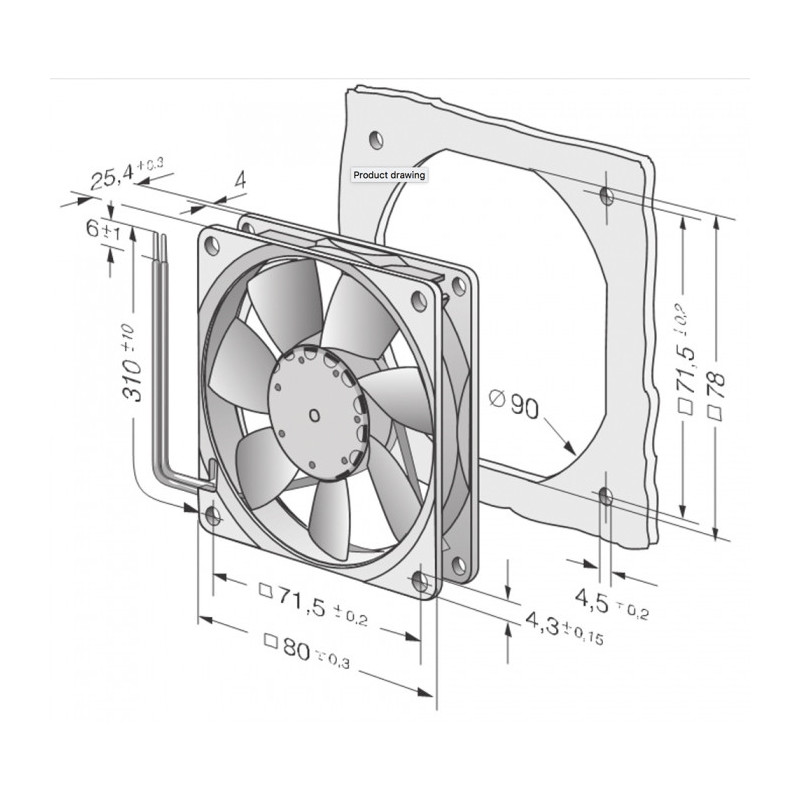 Ventilateur compact 8412NGLV