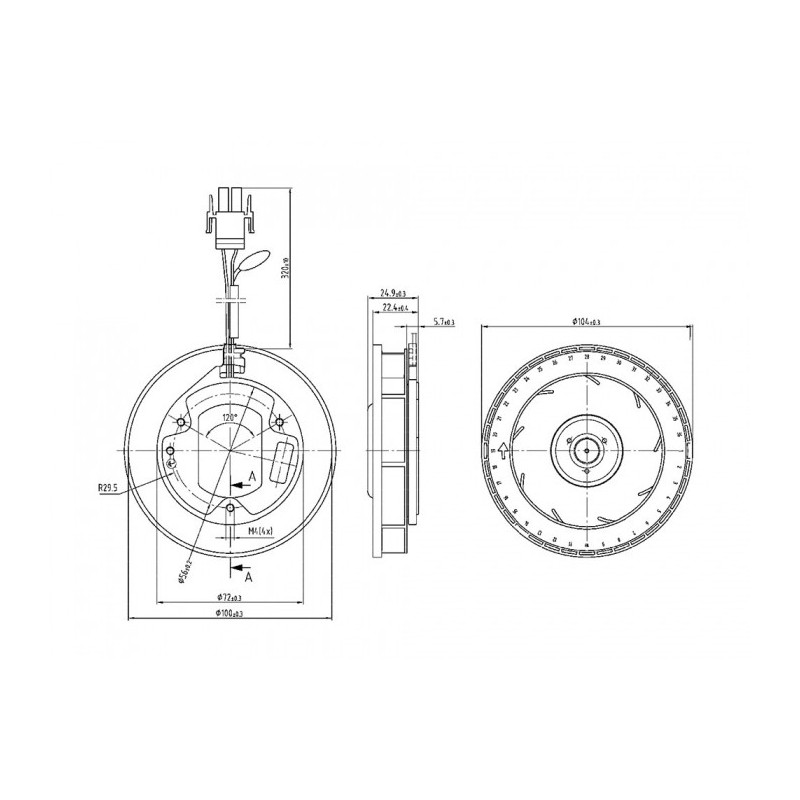 Ventilateur compact REF 100-11/18HTU-194