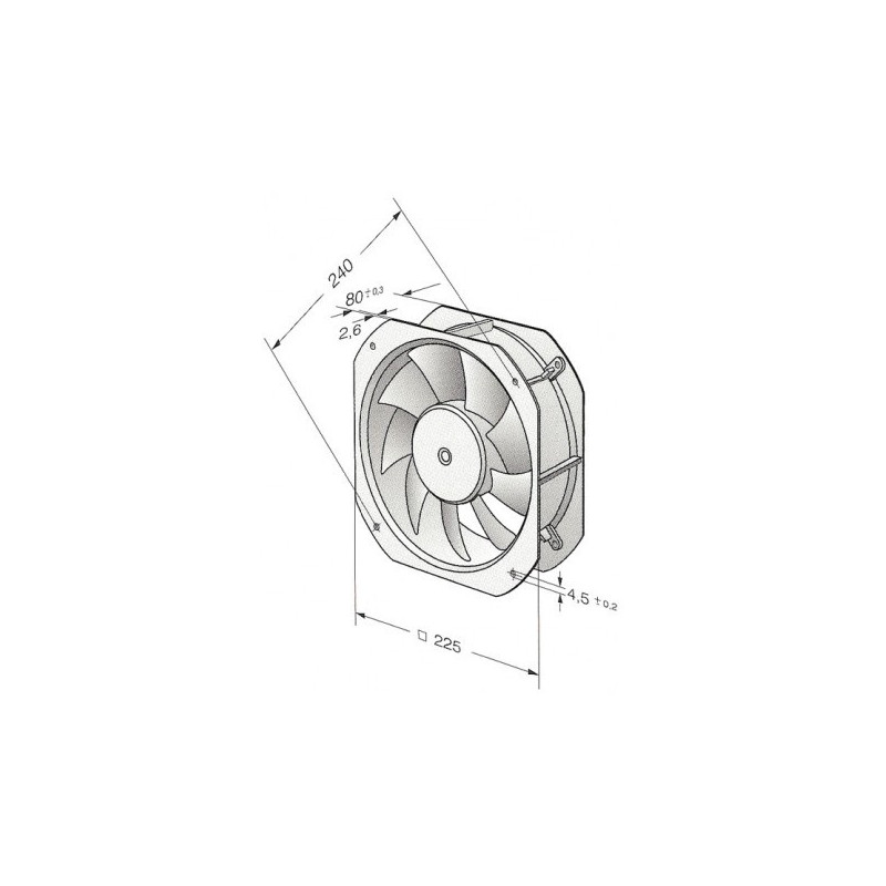 Ventilateur compact W1G200-HH77-52