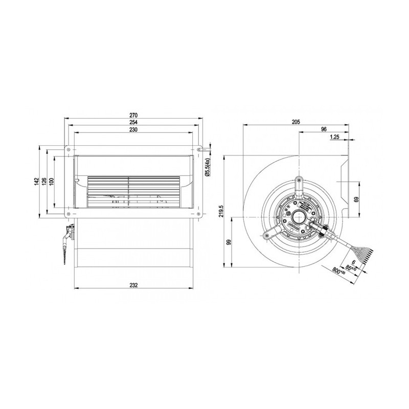 Ventilateur D2D146-AA24-23