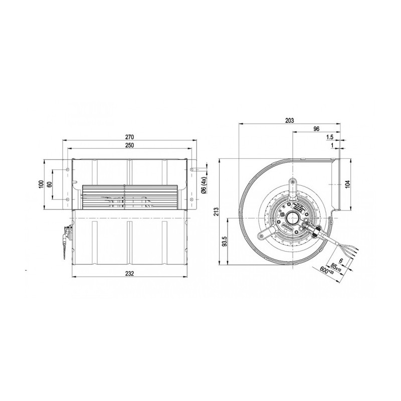 Ventilateur D2E133-DM64-I5