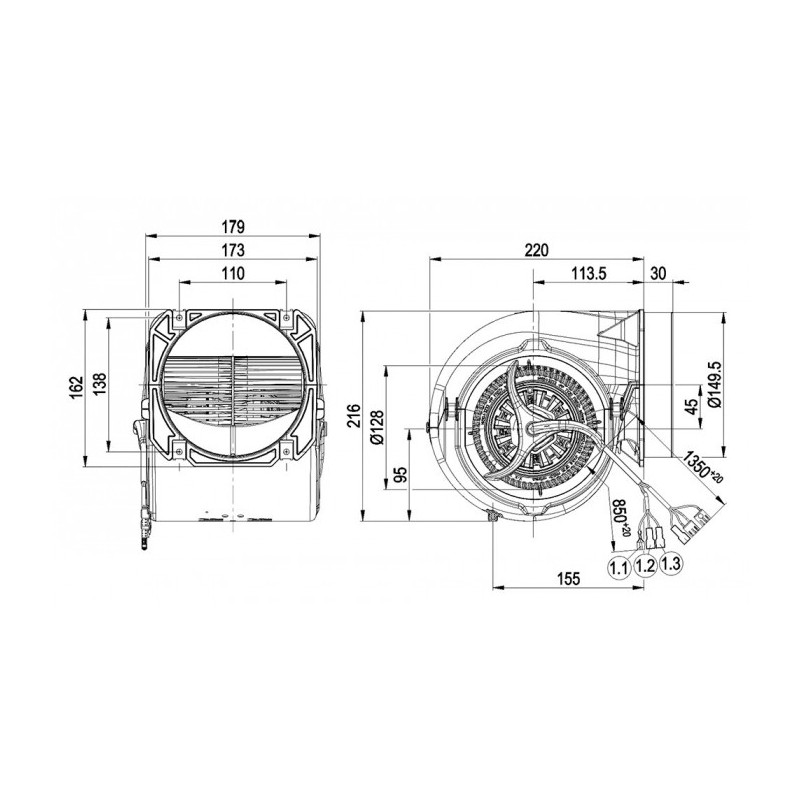 Ventilateur D2E146-HS99-99.