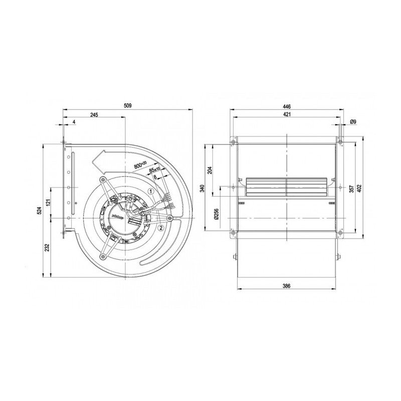 Ventilateur D3G318-BB34-11