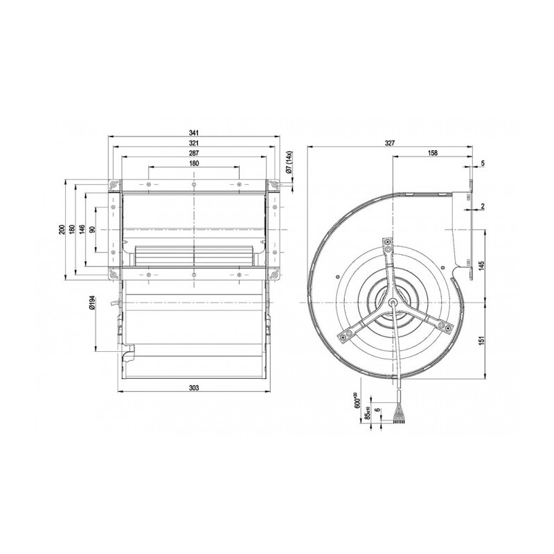 Ventilateur D4D225-BC01-02