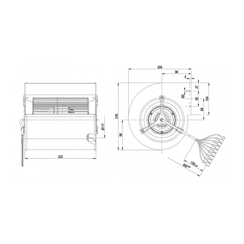 Ventilateur D4E146-AU60-64.