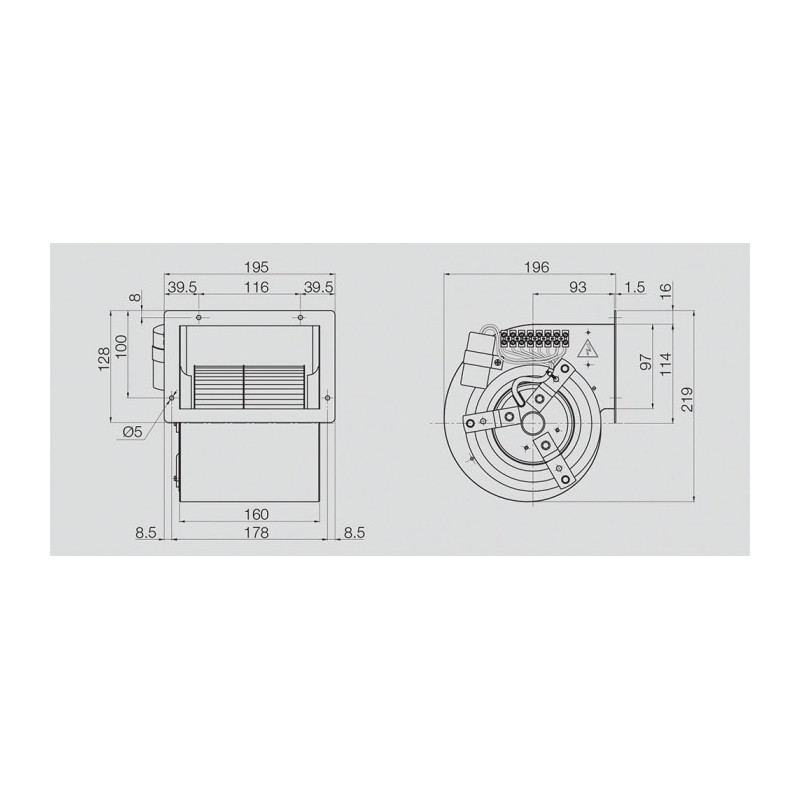 Ventilateur DDM 133/126.60.2.4V