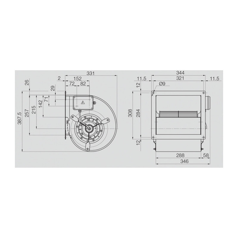 Ventilateur DDM 225/240.300.4