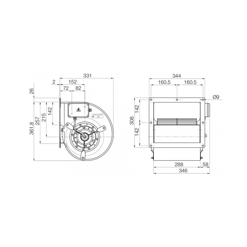 Ventilateur DDM 225/240.420.4