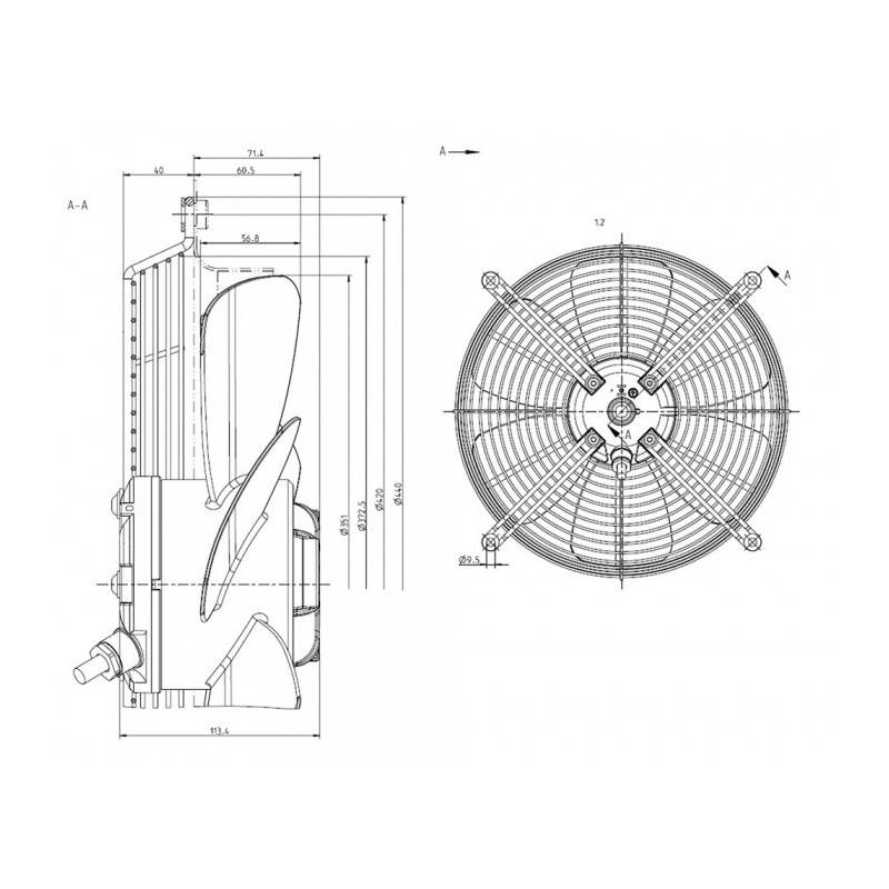 Ventilateur FA035-VDW.2C.A6