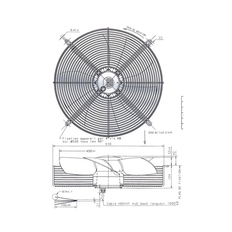 Ventilateur FA45070P01