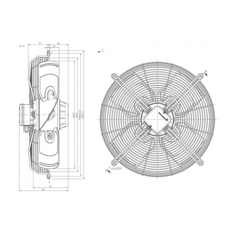 Ventilateur FB050-4EK.4I.V4P