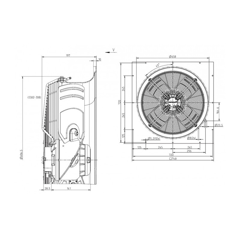 Ventilateur FB056-SDQ.4F.V4P