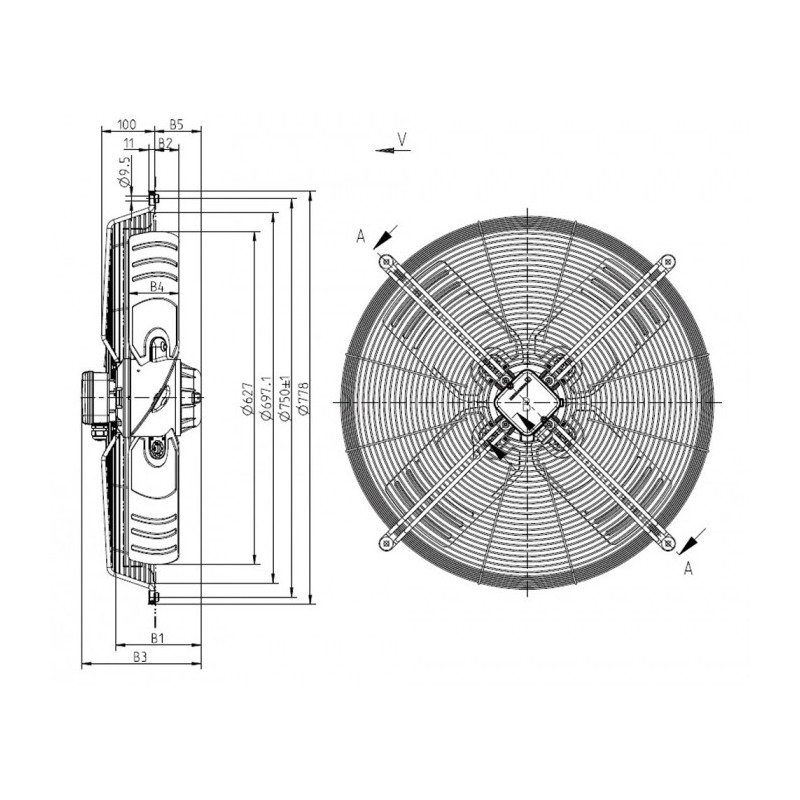 Ventilateur FB063-8EK.4I.V4P