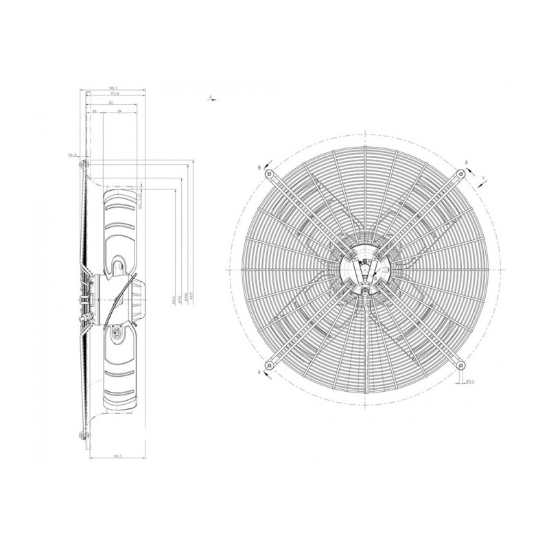 Ventilateur FB065-SDD 4Y.A4L.