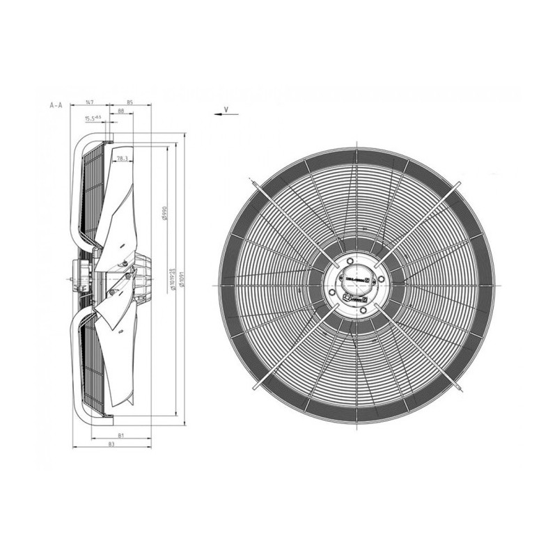 Ventilateur FC100-NDS.7M.V7.