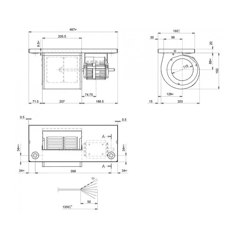 Ventilateur FD1 133/162 NB MRE PB023350