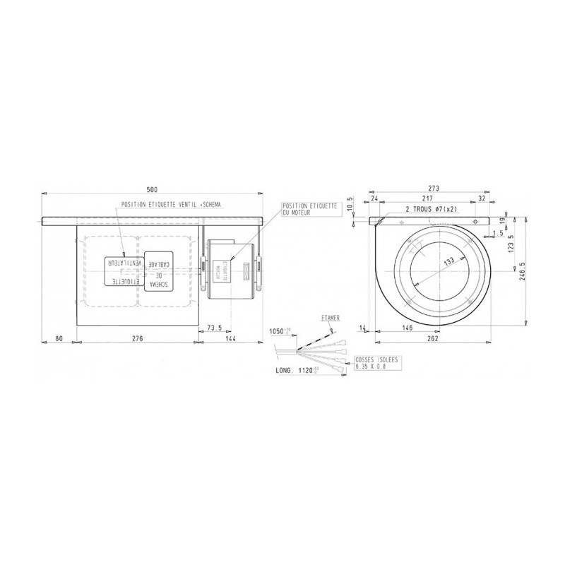 Ventilateur FD1 160/240 NB M116