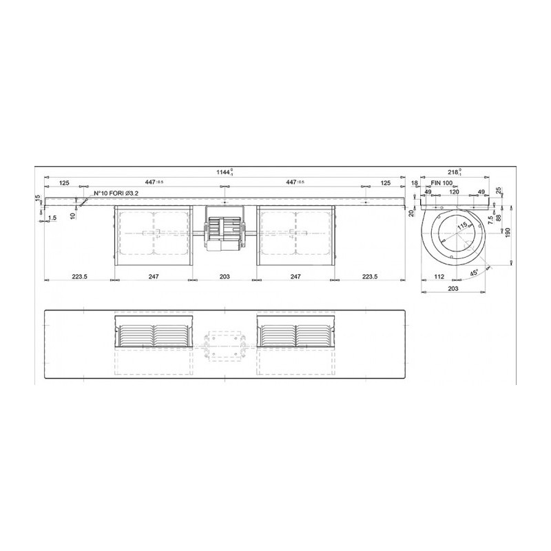 Ventilateur FD2 133/216 NB MRE PB023531