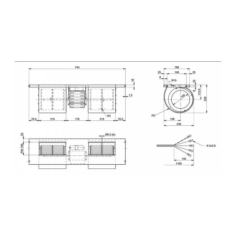 Ventilateur FD2 160/176 NB M3A5