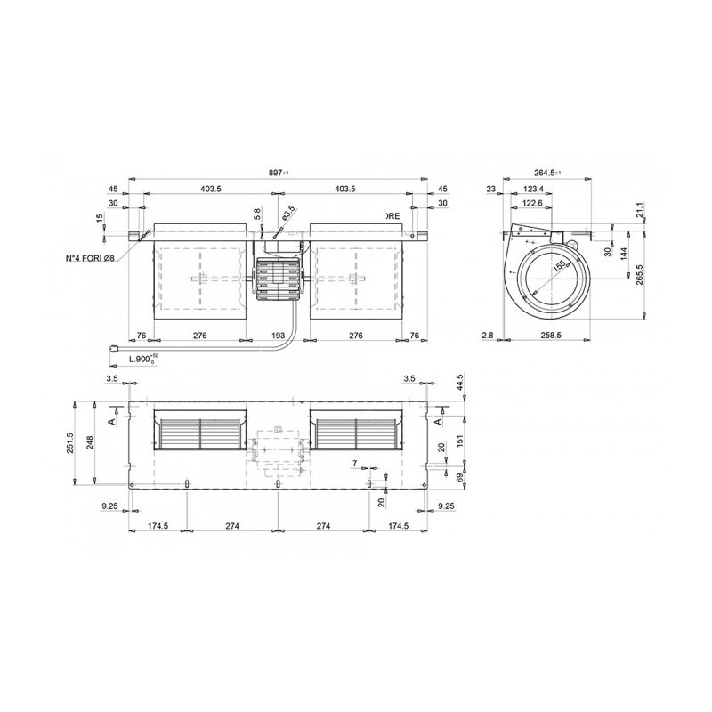 Ventilateur FD2 185/240