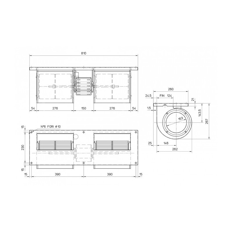 Ventilateur FD2 185/240 NB M358