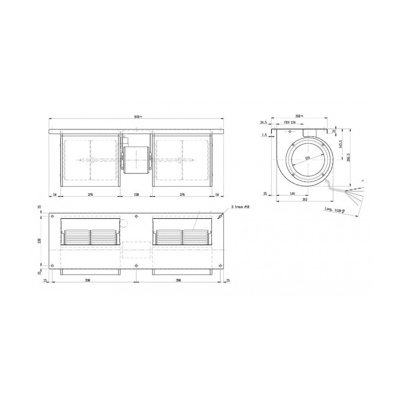 Ventilateur FD2 185/240 NC M358