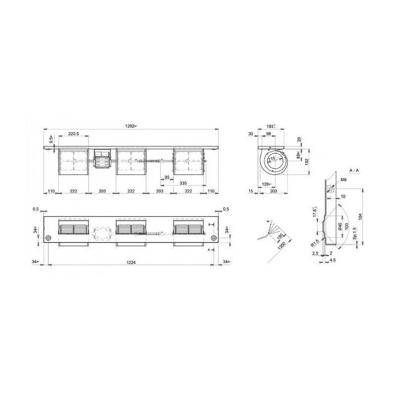 Ventilateur FD3 133/190 NB