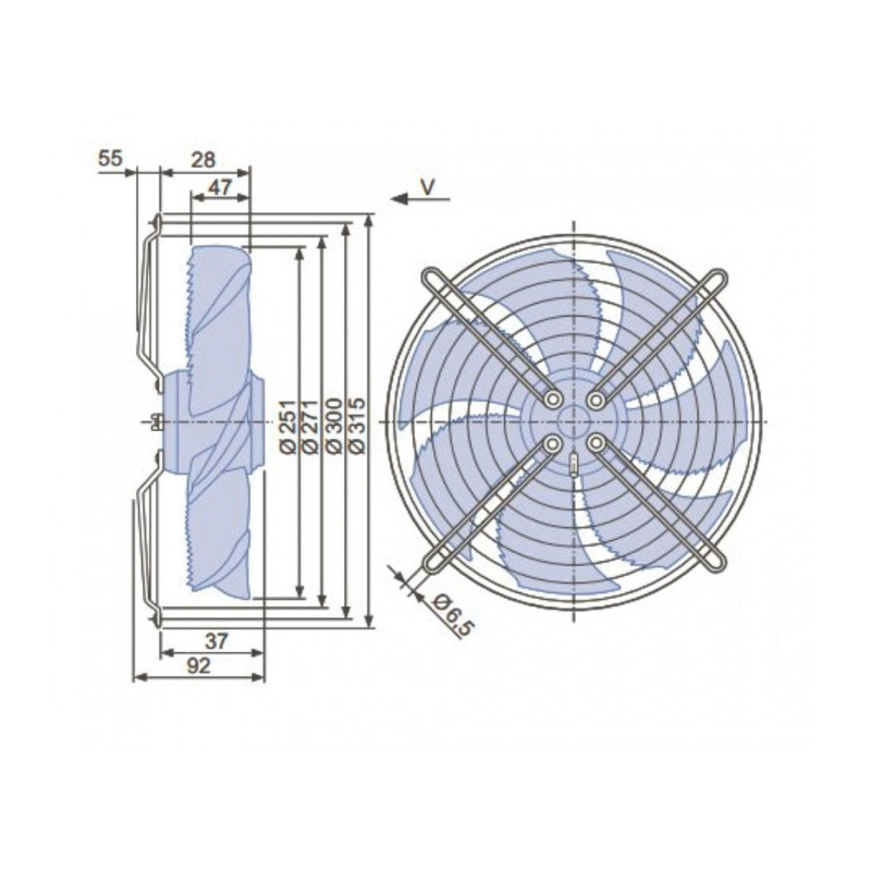 Ventilateur FN025-4EK.W8.V7