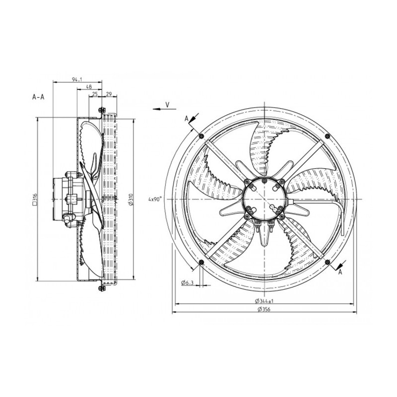 Ventilateur FN030-4QE.UA.V5P3