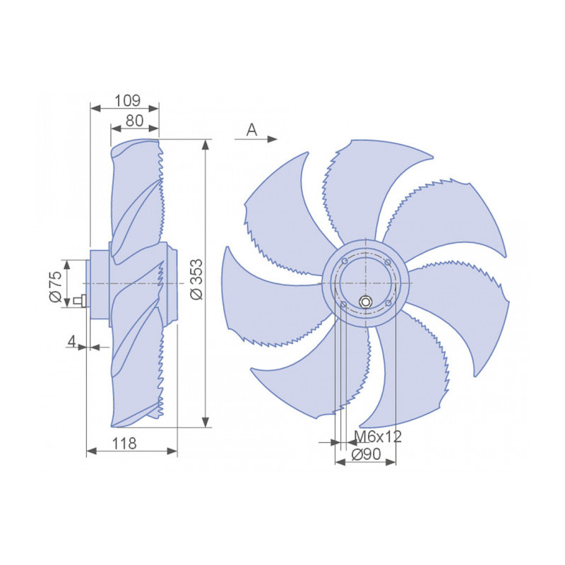 Ventilateur FN035-4DA.0F.A7P2.