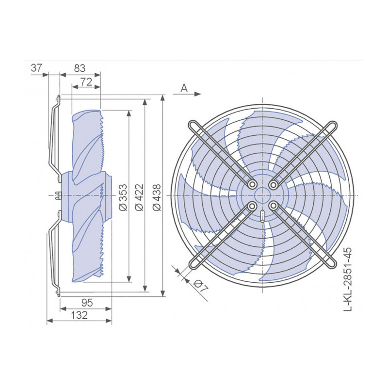 Ventilateur FN035-4ED.WD.A7