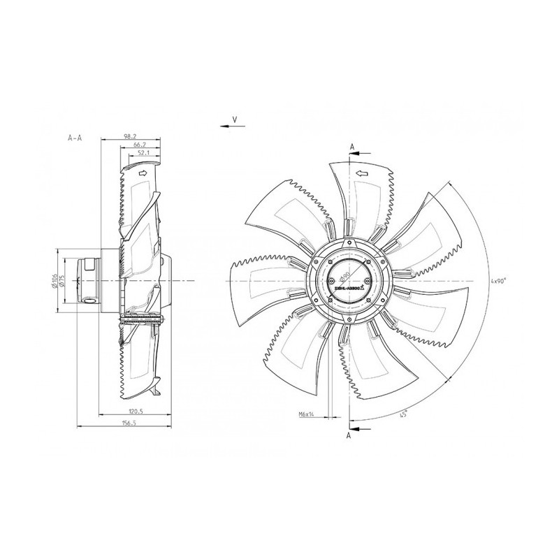 Ventilateur FN040-4DA.0F.V7P2