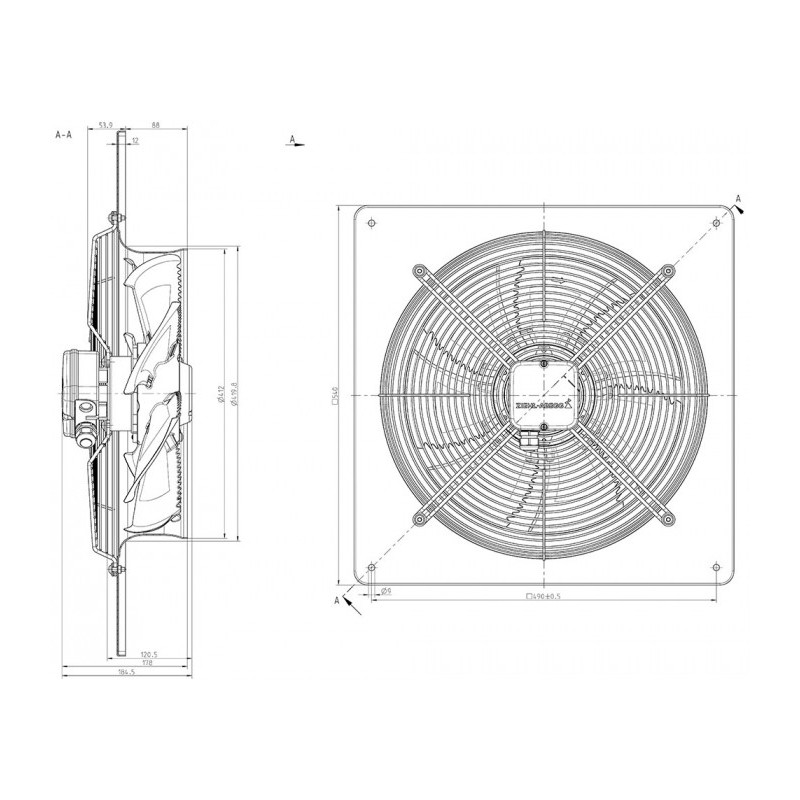 Ventilateur FN040-VDQ.0F.A7P1
