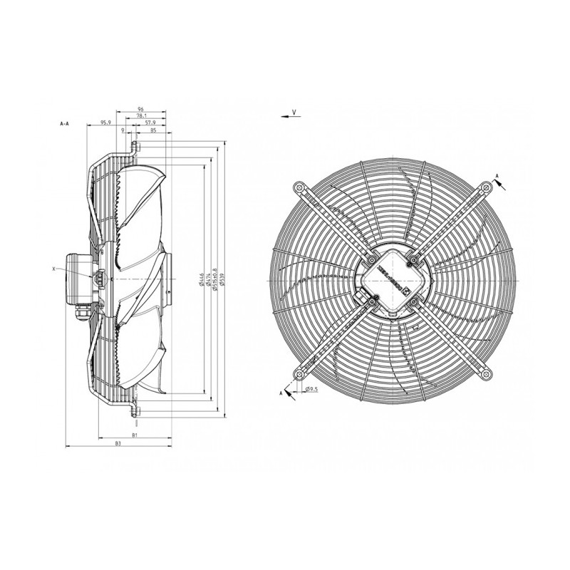 Ventilateur FN045-SDK.4F-V7P1.