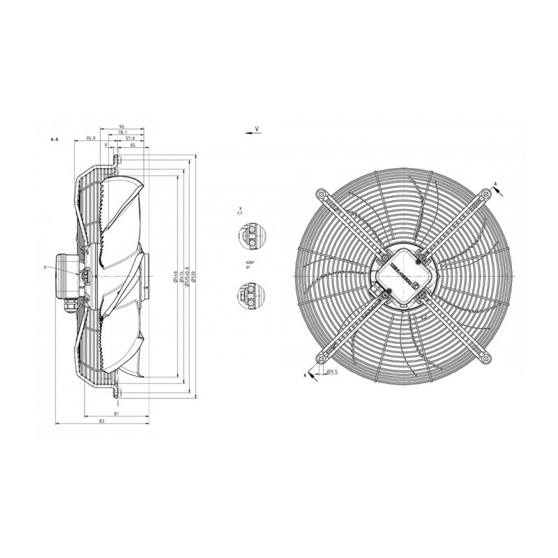 Ventilateur FN045-VDK.4F-V7P1.