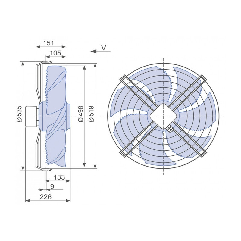 Ventilateur FN050-4ES.4I.V7P1